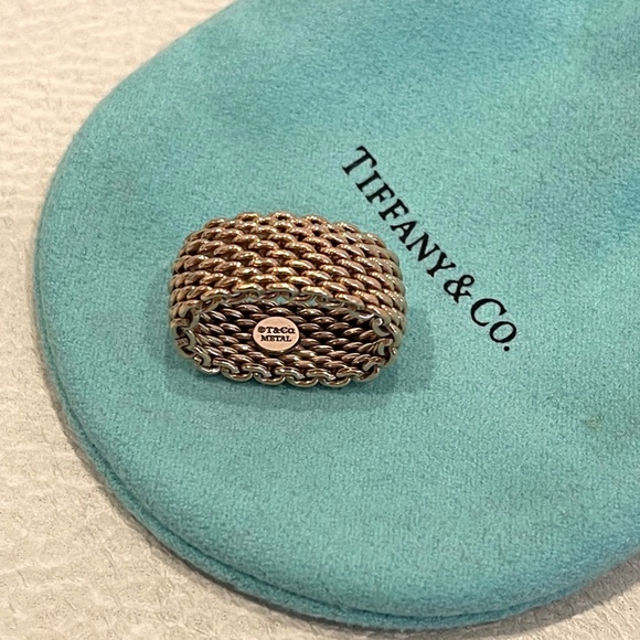 Authentic Tiffany & Co. Somerset Rose Gold Ring - Picture 2 of 3